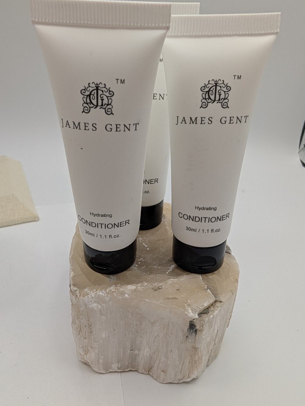 James Gent Hydrating Conditioner 30ml 1.1 fl.oz Travel Size Lot of 3 Mini Tubes